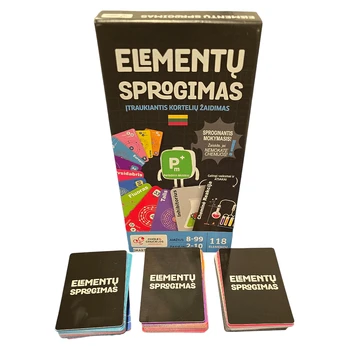 Stalo žaidimas „Cheminių elementų sprogimas“