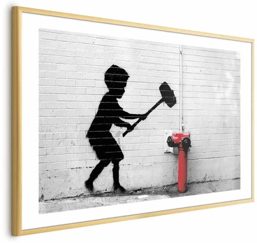Artgeist Plakatas - Destroy the Fire Hydrant