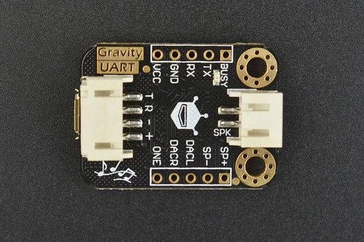 DFRobot Gravity UART MP3 garso modulis 3.3V ~ 5V MP3 WAV