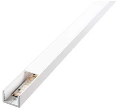 Sg Armaturen StripLine 1,8m Hvid profil påbygget