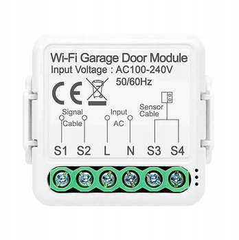 Mini Wifi garažo vartų valdiklio modulis Tuya