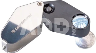 Didinamasis stiklas Leuchtturm 10x LED kaina