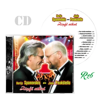 CD HARIJS SPANOVSKIS & JĀNIS PAUKŠTELLO - "ZIŅĢĒ ATKAL"