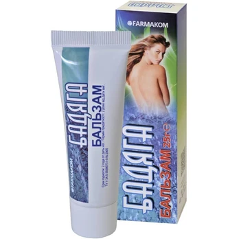 Badiaga balzamas-tepalas kūnui, 25 g