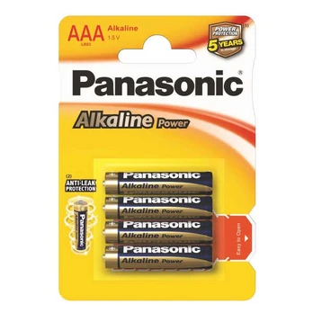 Elementai Panasonic Alkaline LR03 (AAA) 4vnt