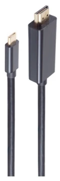 Kabelis Shiverpeaks HDMI USB 3.1 Typ C 1m (BS10-57025)