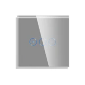 Sensorinis jungiklio dangtelis dimeriui Feelspot, pilkas, 86x86mm kaina