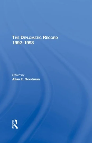 Diplomatic Record 19921993