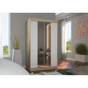 Sliding wardrobe with mirror MARVIN 120 kaina
