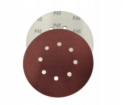 Šlifavimo diskai su Velcro, 180mm, gr. 40, 10 vnt.