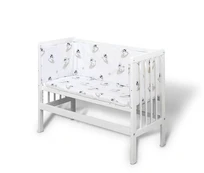 Babytrold - Bedside crib White
