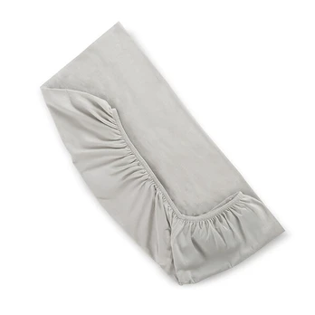 Paklodė su guma džersio Classic 60x120+15 pilka