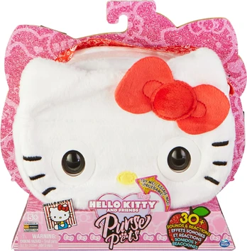 Interaktyvus žaislas Spin Master Purse Pets Hello Kitty 6065146, 6 cm, anglų