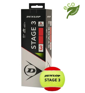 Lauko teniso kamuoliukai DUNLOP STAGE 3
