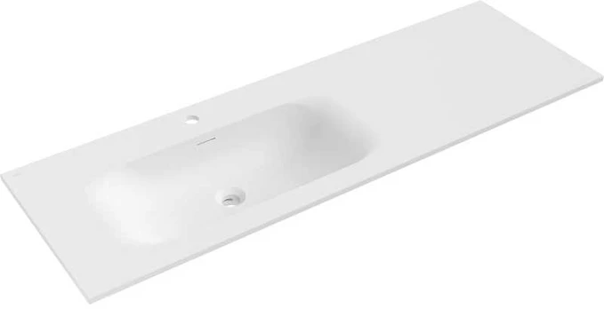 Praustuvas Mexen Vela, Left, 141 x 46,5 cm, Baltas matt