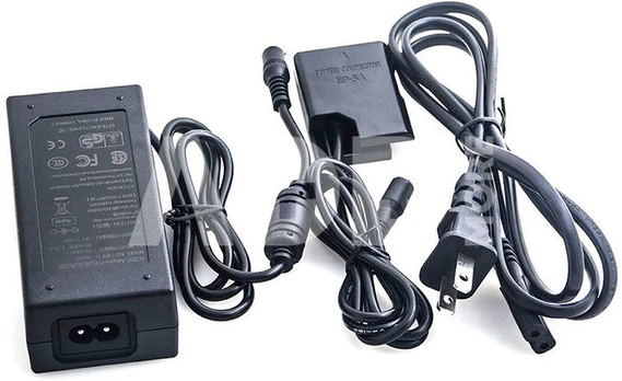 Caruba Nikon EN EL14 full decoding Dummy battery +EP 5A power adapter (US standard)