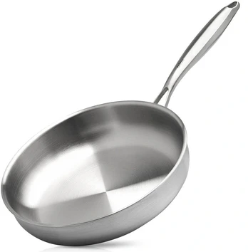 Nerūdijančiojo plieno keptuvė, sidabrinė, Ø 26 cm