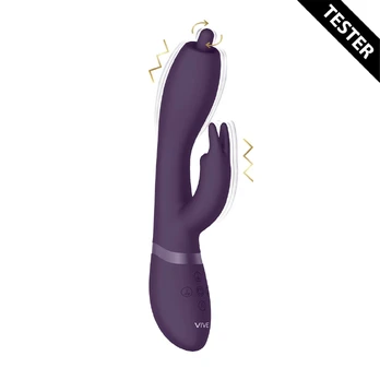 Nilo Pinpoint Rotating Dual Stimulation System Purple Tester