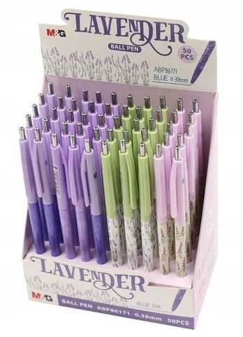 M&g "lavender" mėlynas gelinis rašiklis, 0.5mm