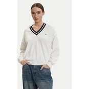 Tommy Jeans Megztinis DW0DW22778 Balta Regular Fit