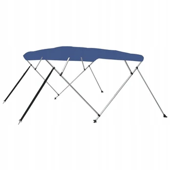 Bimini stogelis 243x180x137 cm tamsiai mėlynas