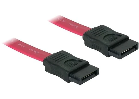 Delock SATA - SATA, 0.3m, Raudona (84247)