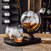 Deluxe Globe Decanter Set (04976) kaina