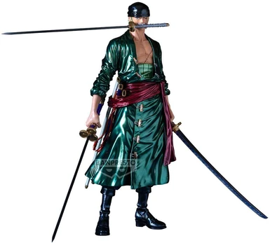 Banpresto One Piece Roronoa Zoro Premium The Metallic figure 30cm