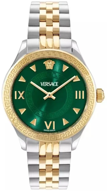 Versace moteriškas laikrodis Hellenyium žalias ciferblatas