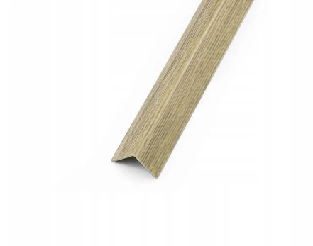 Pvc kampas, pvc apsauga, kampinis profilis 25x25mm Ąžuolas 2m 2vnt.