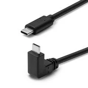 MicroConnect USB-C cable 1m, 3.2 Gen2, one end Angled , 60W, 10Gbps