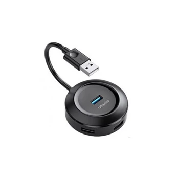 Adapteris USAMS "SJ414" (Input: USB / Ouput: 4-USB)