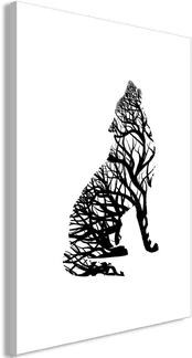 Artgeist Paveikslas - Wolf Trail (1 Part) Vertical kaina