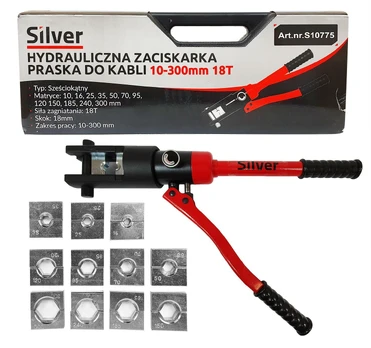 Silver Sidabrinis ZACISKARKA HYDRAULICZNA DO KABLI 10-300mm 18 TON /Sidabrinis
