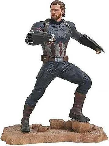 Diamond Select Toys Marvel Gallery Avengers 3 - Captain America statula | 23 cm