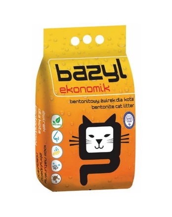 BAZYL Ekonomik Bentonitinis kačių kraikas 5L