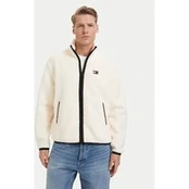 Tommy Jeans Fliso džemperis Teddy DM0DM22345 Balta Relaxed Fit