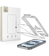 Grūdintas stiklas TECH-PROTECT QUICK SET+ 2-PACK IPHONE 17 Juodas