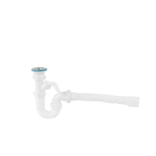Sifonas plautuvei/sifonui Ani Plast D1015, balta kaina