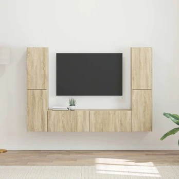 TV staliukas 3 pcs Sonoma ąžuolas