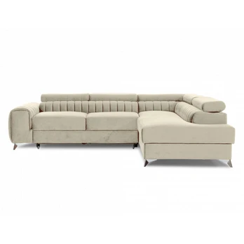 Kampinė sofa Laurence, Smėlio