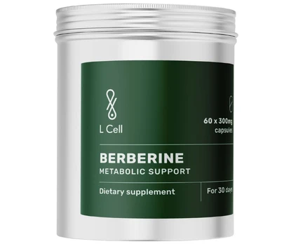 Berberinas L CELL 300mg, 60 kaps.