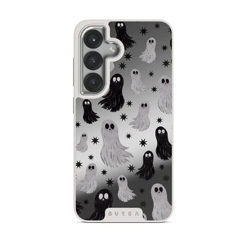 Spooky - Samsung Galaxy S25 Case, Elite Mirror Light (Magnetic) / Silver