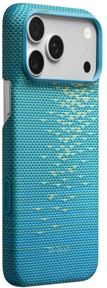 Dėklas Case PITAKA Edge MagSafe case for iPhone 18 Pro Max /17 Pro Max lucid mėlynas