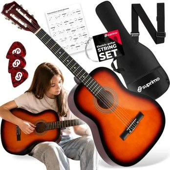 SUPRIMO CG34 SB klasikinė gitara 3/4, 36 colių, „sunbu“
