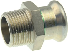 Press male connector,KAN-therm Inox 54x2"