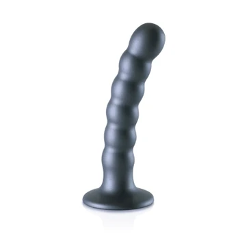 Ouch By Shots Ouch! Beaded Silicone G-Spot Intimate Device 13 cm Metallic Finish