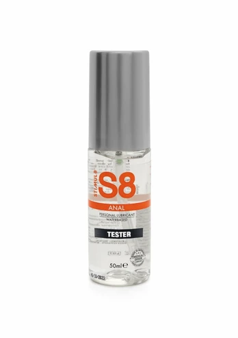 S8 Anal Lubricant 50ml Water-Based Formula Tester
