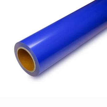 Vinilo plėvelė, matinė, mėlyna, plotis 1,23m
