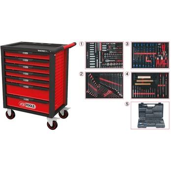 Įrankių vežimėlis KS TOOLS 826.7515